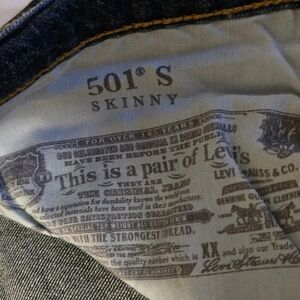 Levi's 501 Skinny Jeans - Classic Blue
